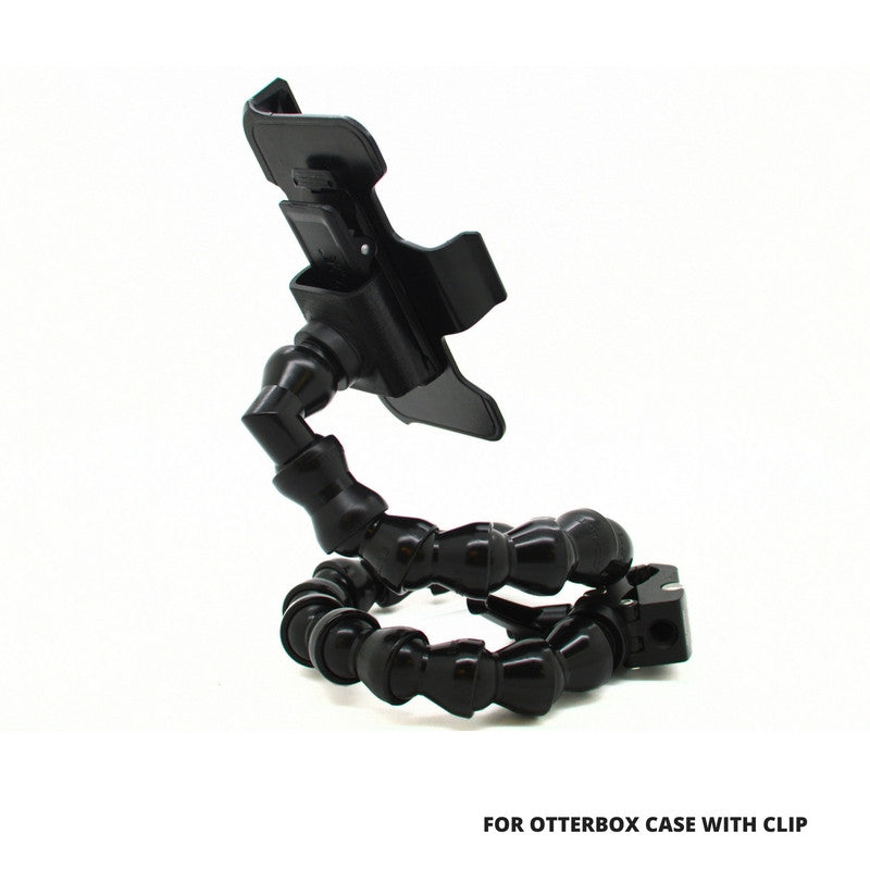 Tecla phone mount with Otterbox Case side view