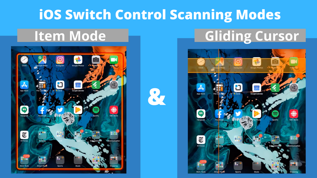 iOS Switch Control Scanning Modes