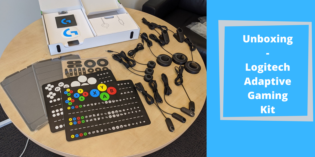 Logitech Windows Kit Unboxing- Logitech Adaptive Gaming Kit | tecla